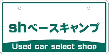 ナンバープレート実例集
